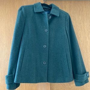 Lands End Wool Peacoat